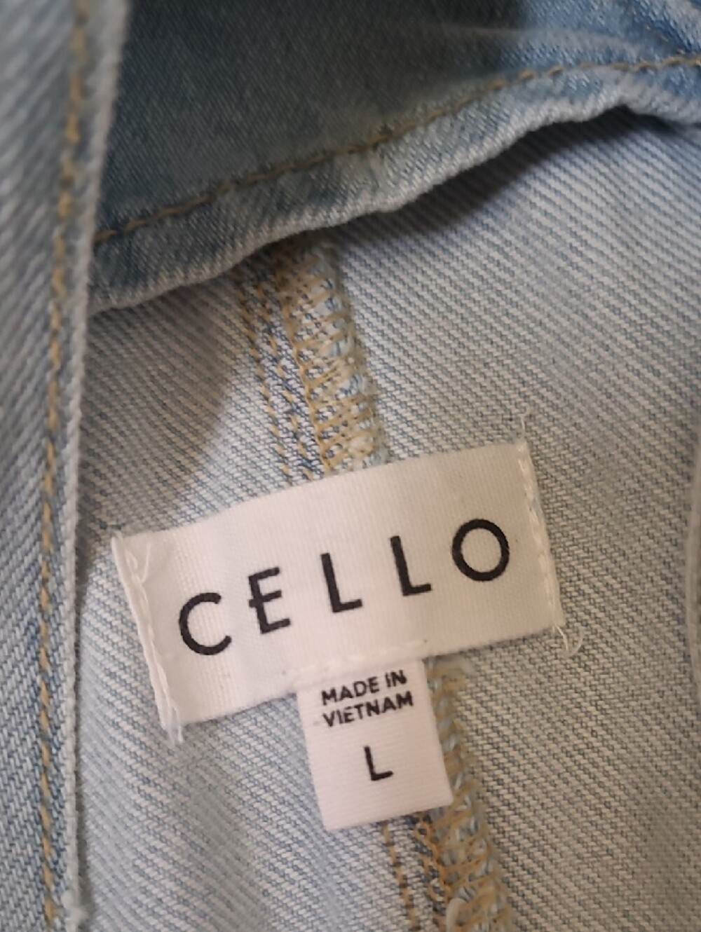 Cello Light Blue Distressed Denim Overalls for Women - Picture 3 of 14